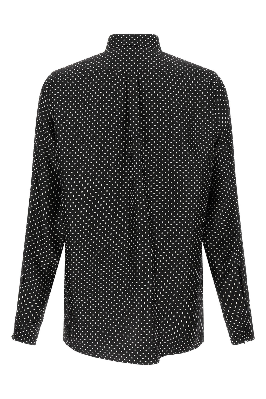 Dolce & Gabbana Men's Martini Shirt in White/Black Silk - view 2