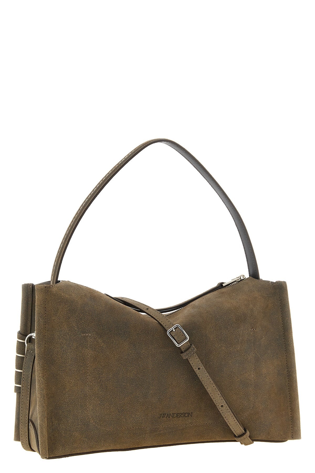 JW Anderson Women's Loafer Medium Handbag in Brown Leather - view 2