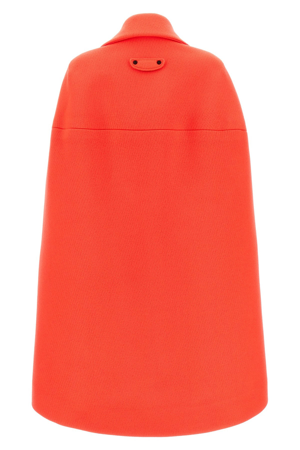 Balenciaga Women's Cape Coat in Orange Wool - view 2