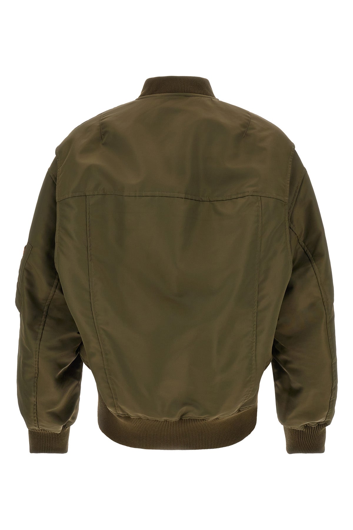 JW Anderson Men's Asymmetric Hem Green Bomber Jacket - image 2