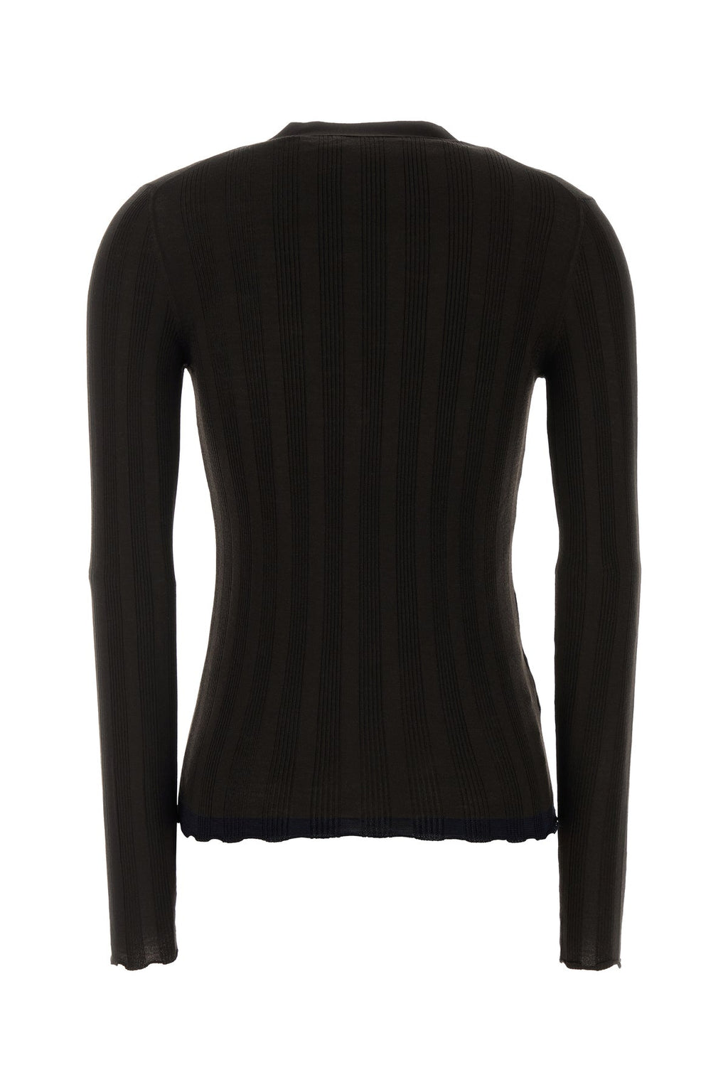 Prada Women's Wool Blend Cardigan in Dark Brown - image 2