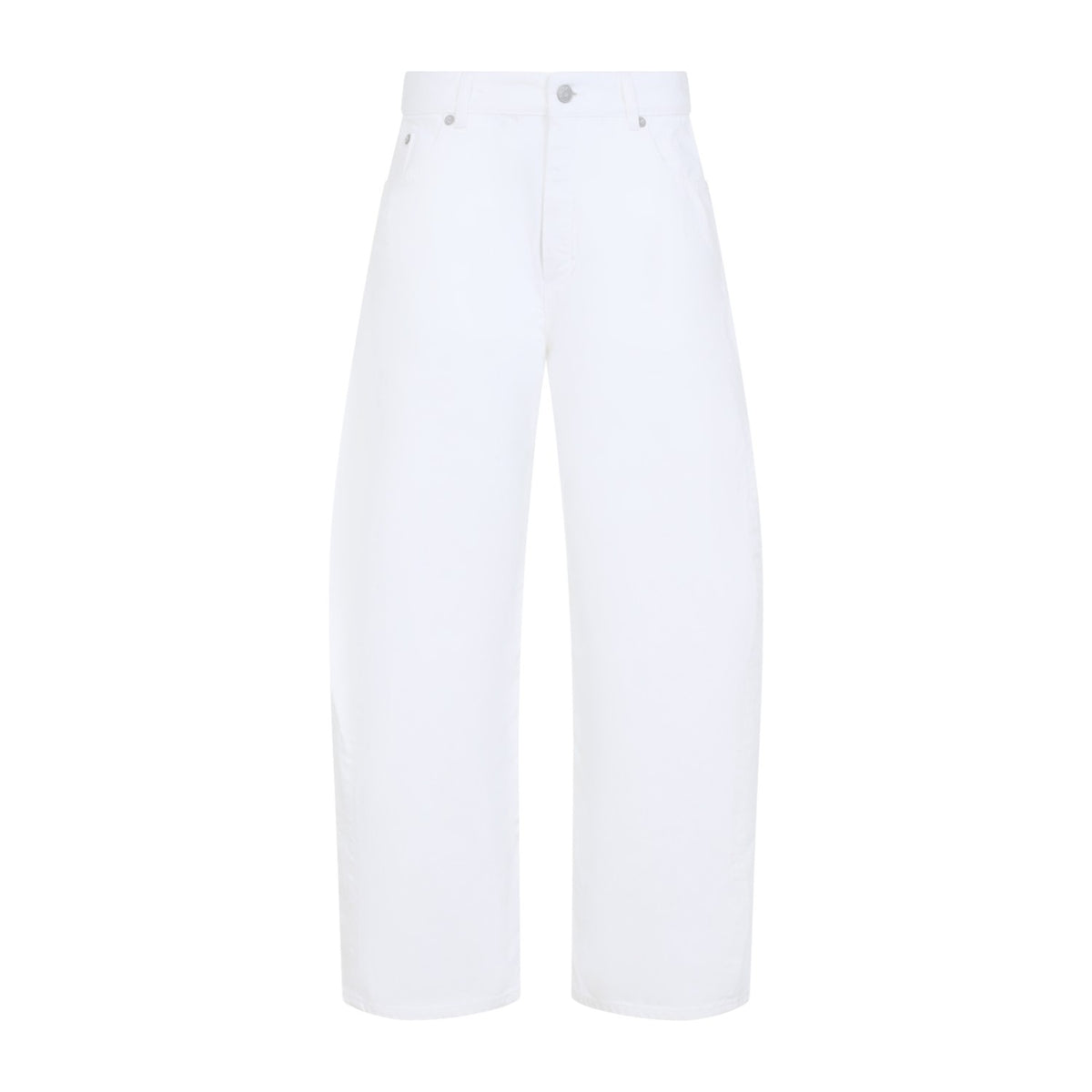 Alaia Women's Rodeo Light White Denim Trousers in Blanc - image 2