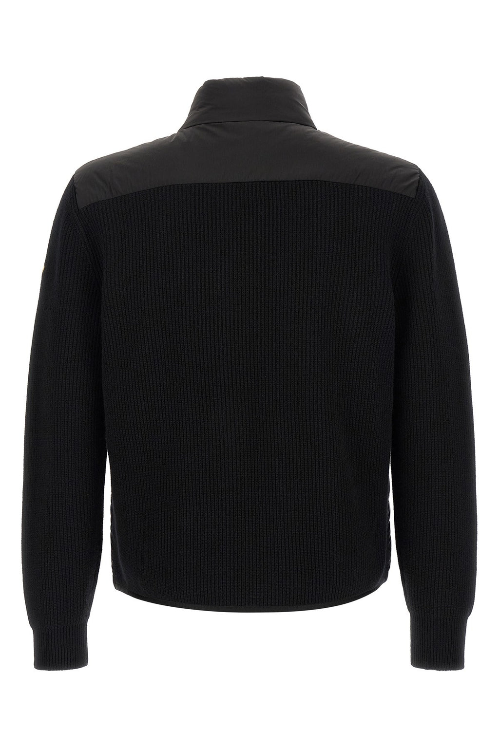 Moncler Men's Padded Cardigan in Black Polyamide - view 2