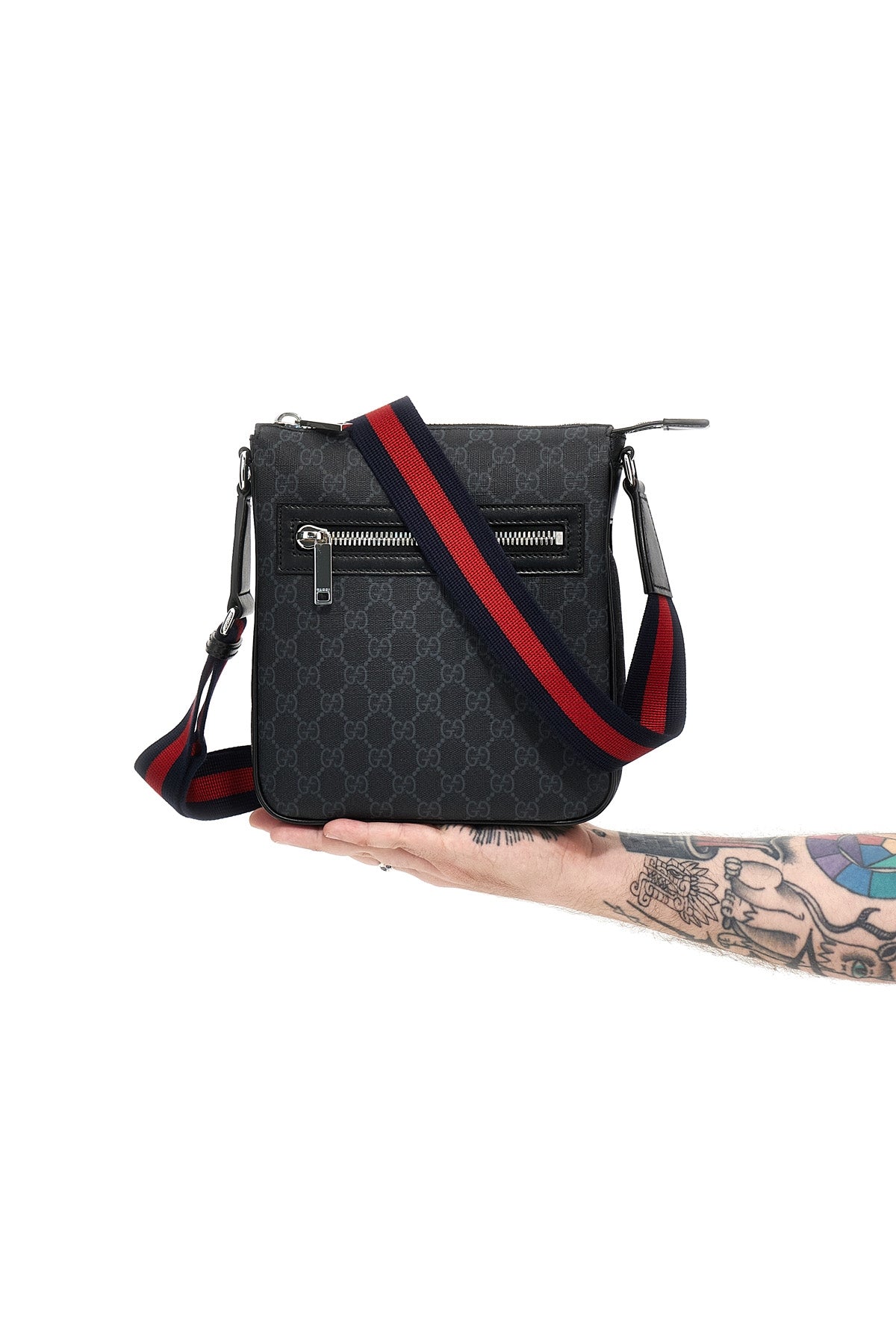 Gucci Men's Small GG Crossbody Bag in Black - image 2