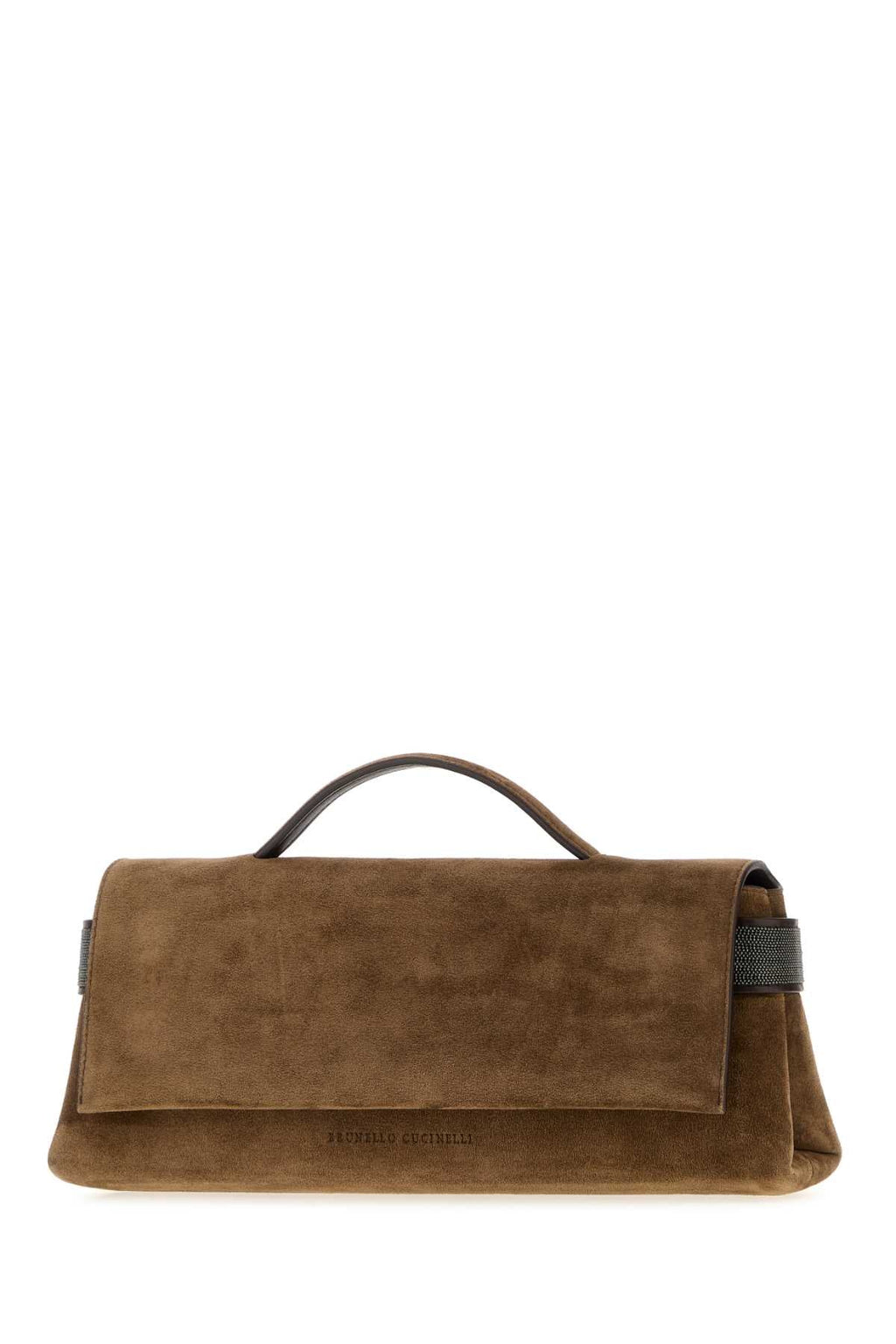 Brunello Cucinelli Women's Suede Clutch in Brown - image 2
