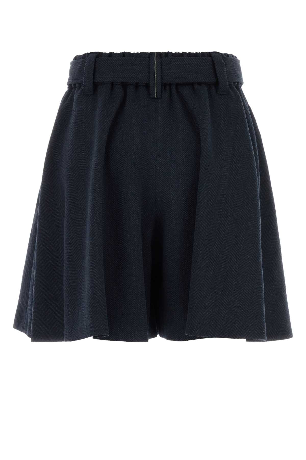 Brunello Cucinelli Women's Pleated Skirt in Navy - image 2