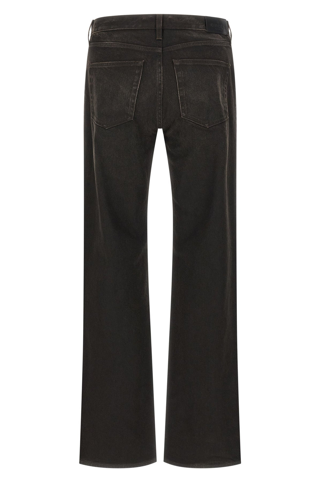 Gucci Men's Brown Horsebit Flared Jeans - image 2