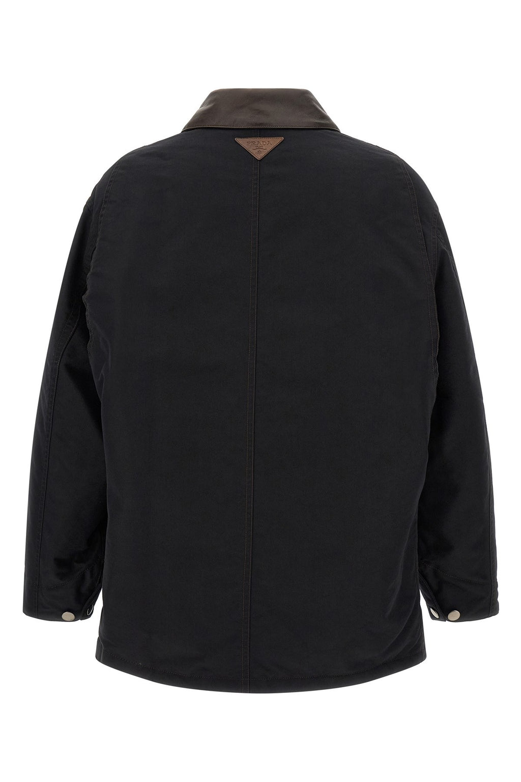 Prada Men's Padded Canvas Jacket in Black - view 2