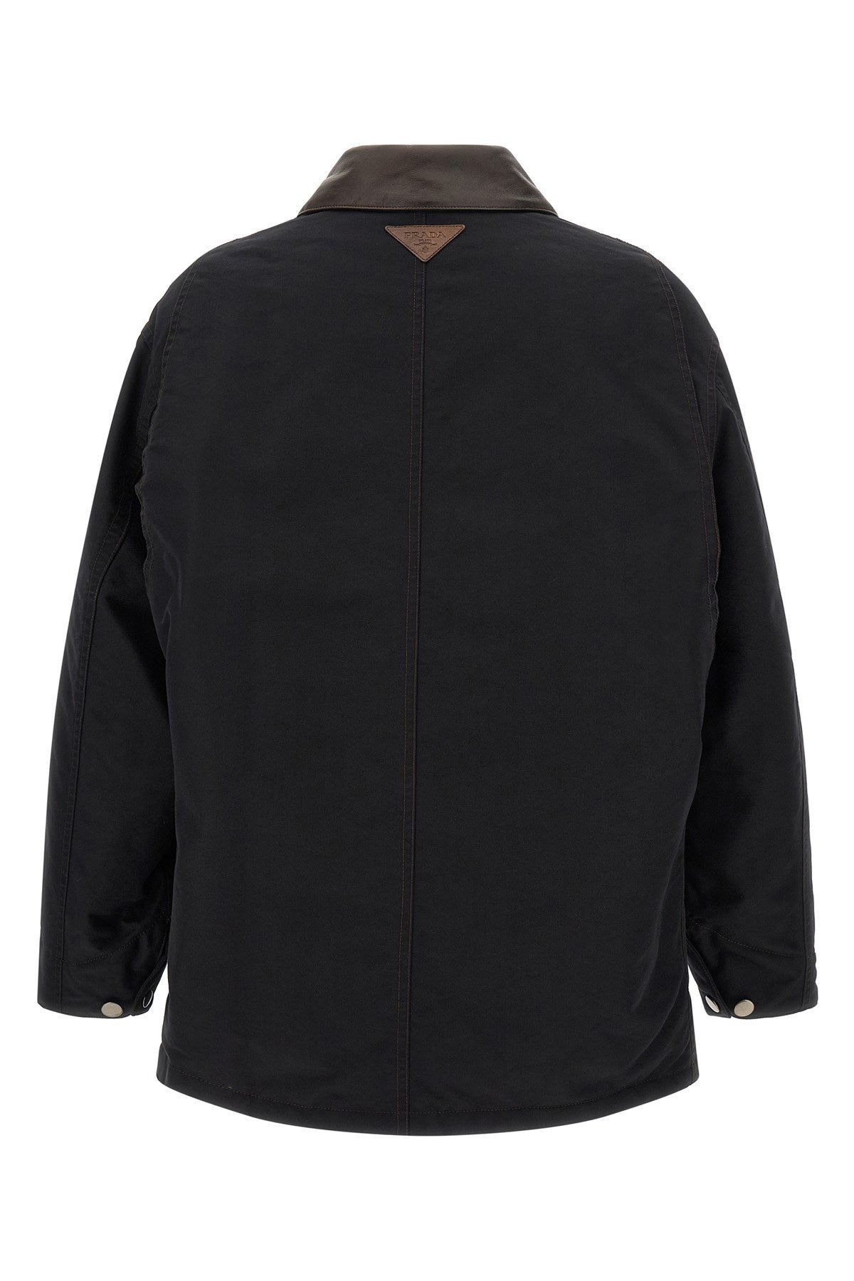 Prada Men's Padded Canvas Jacket in Black - view 2