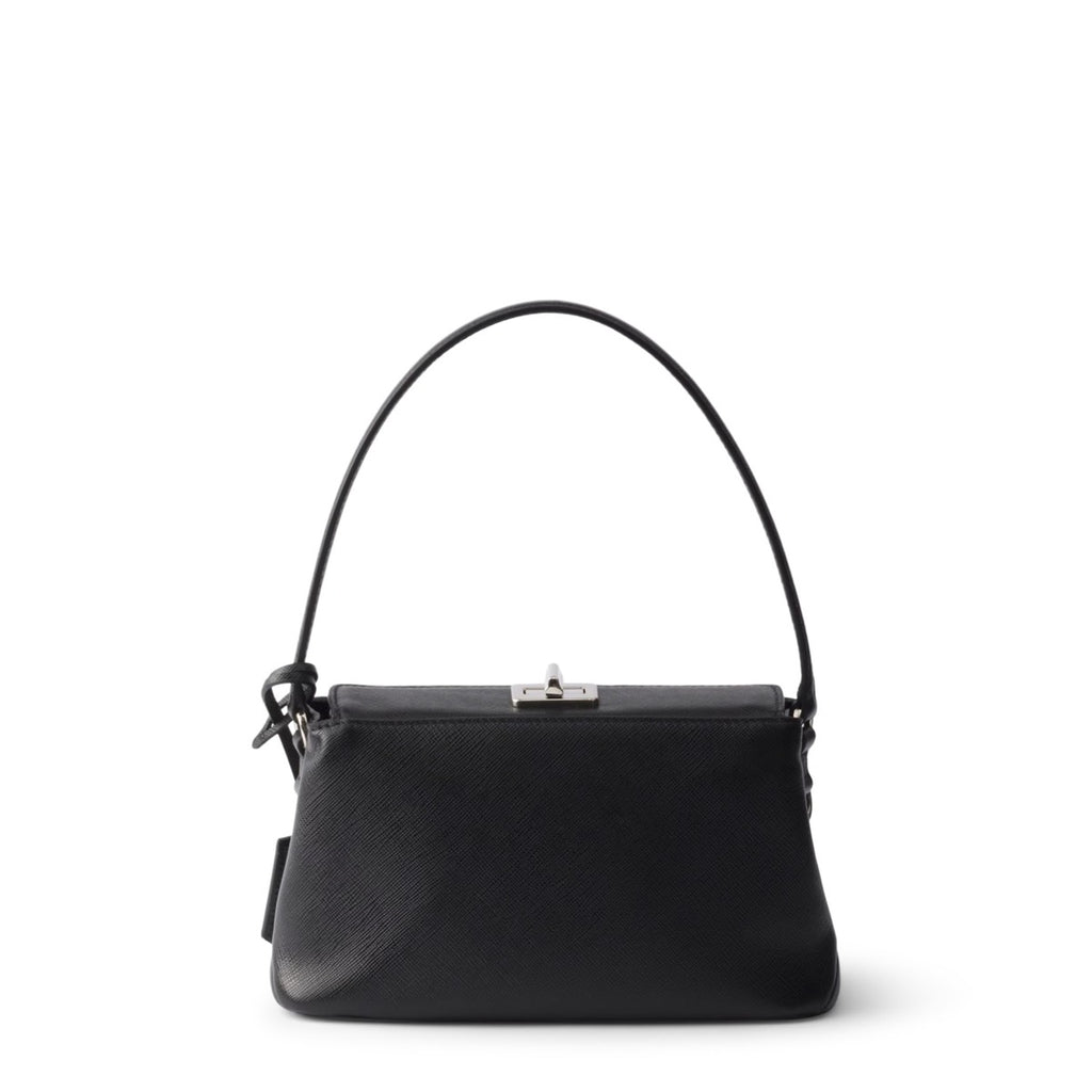 Prada Women's Saffiano Midi Bag in Black