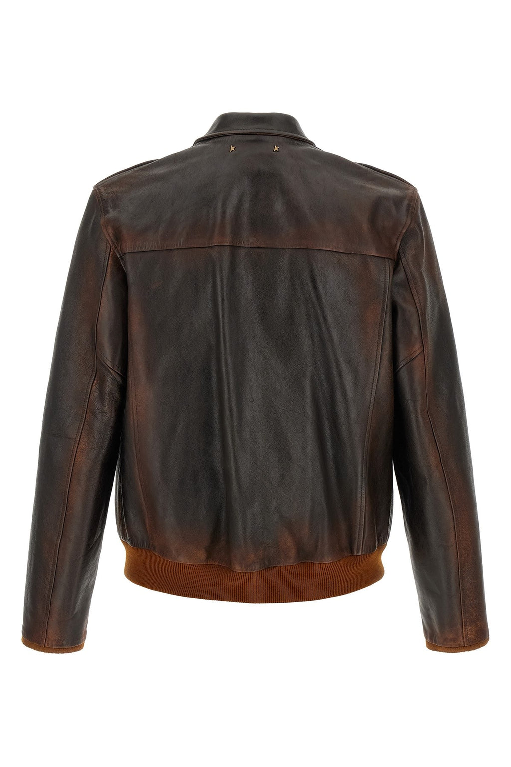 Golden Goose Men's Journey Bomber Jacket in Brown Leather - view 2