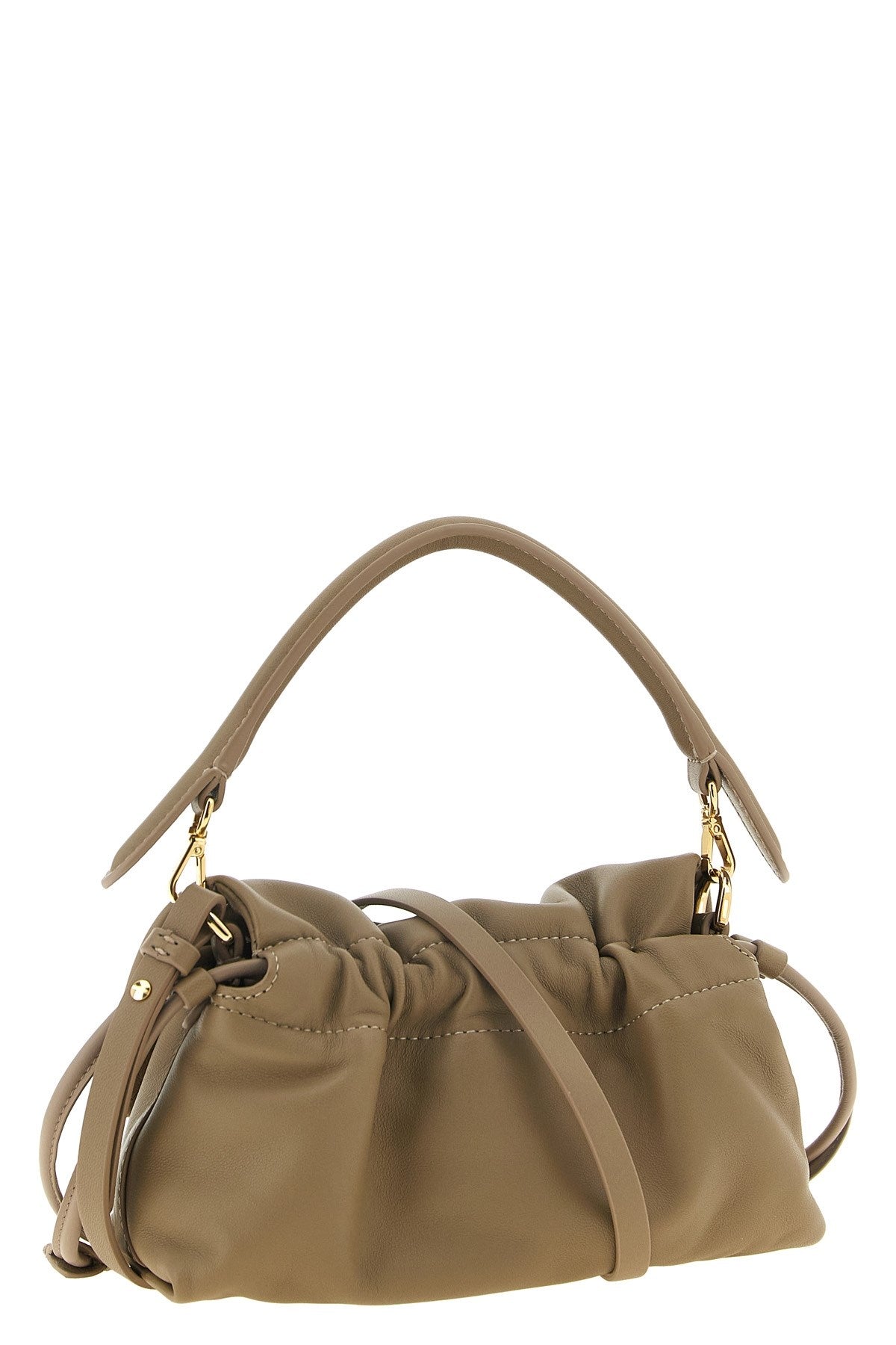Fendi Women's Baguette Soft Piccola Bag in Beige Leather - view 2