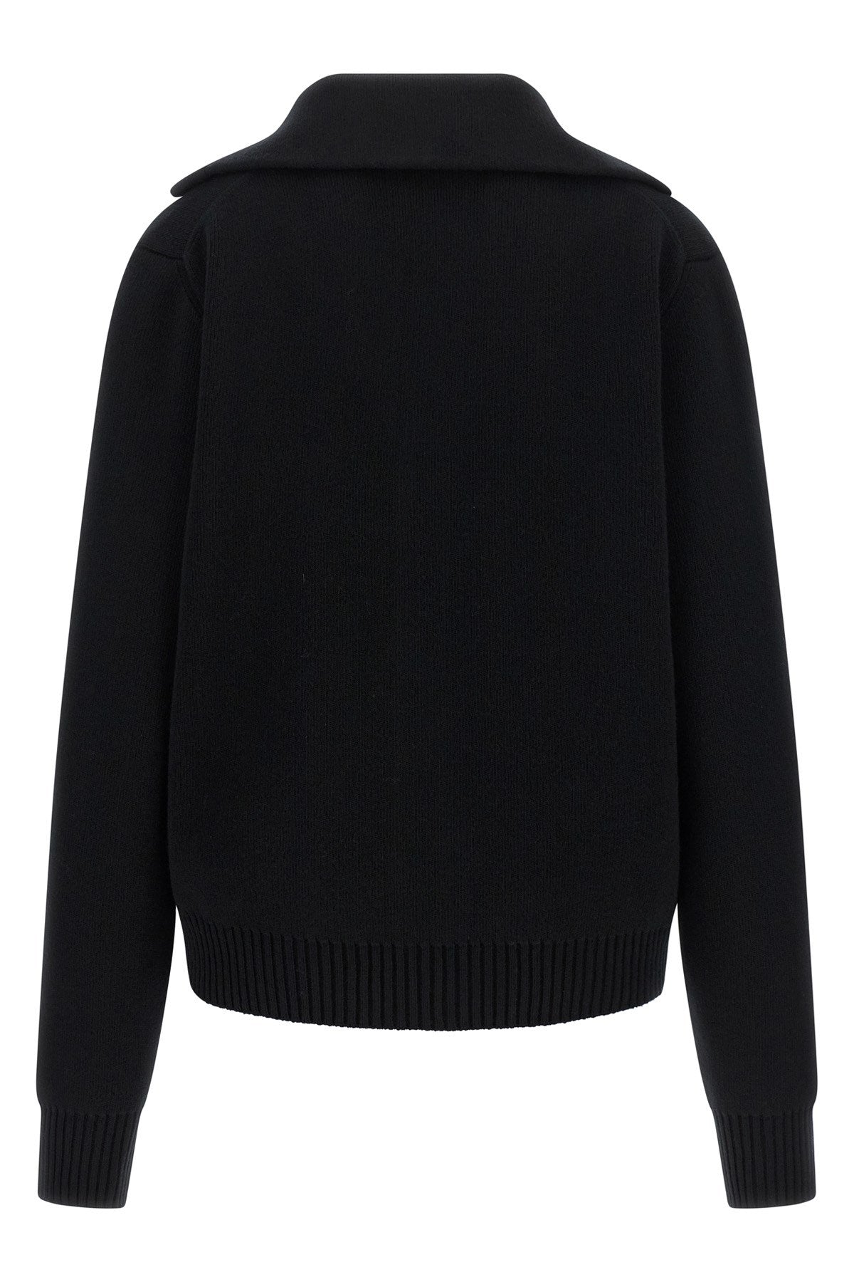 Dolce & Gabbana Men's Embroidery Cardigan in Black Wool - view 2