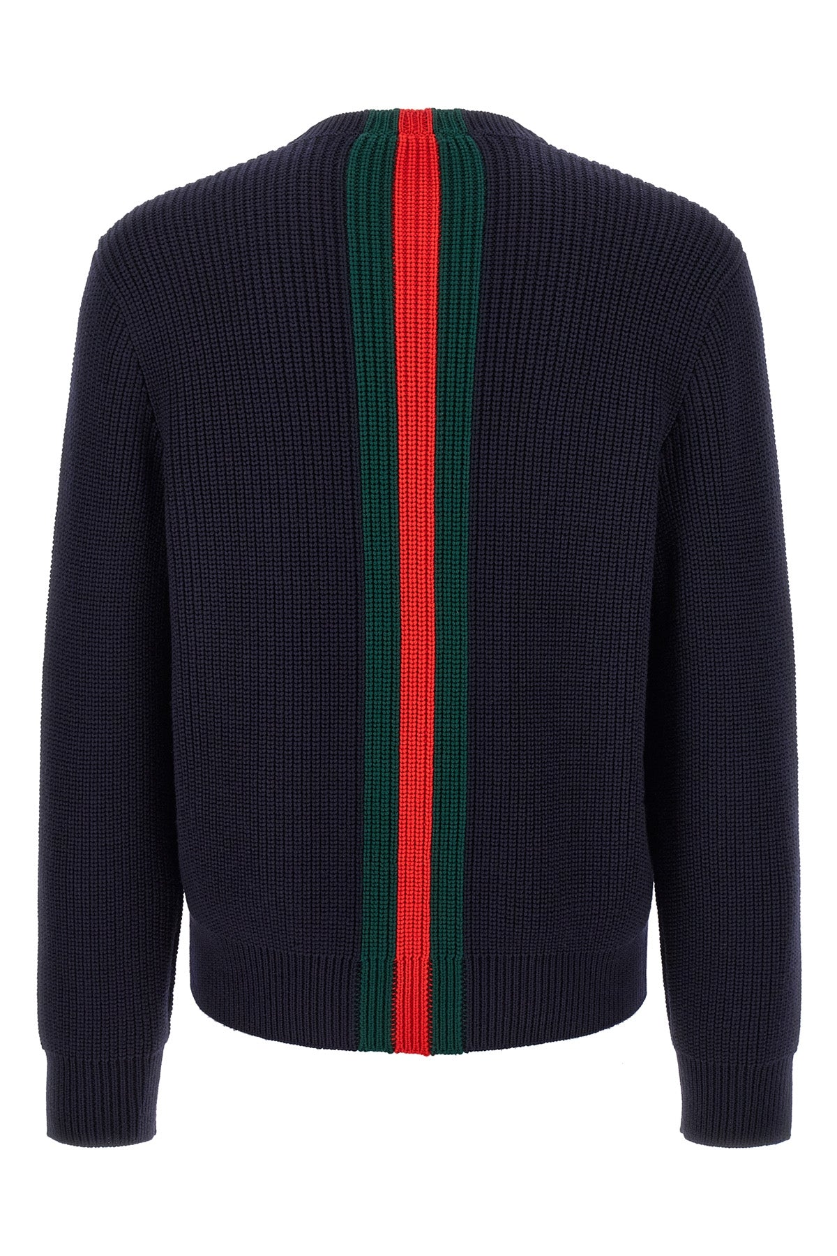 Gucci Men's Blue Web Sweater - image 2