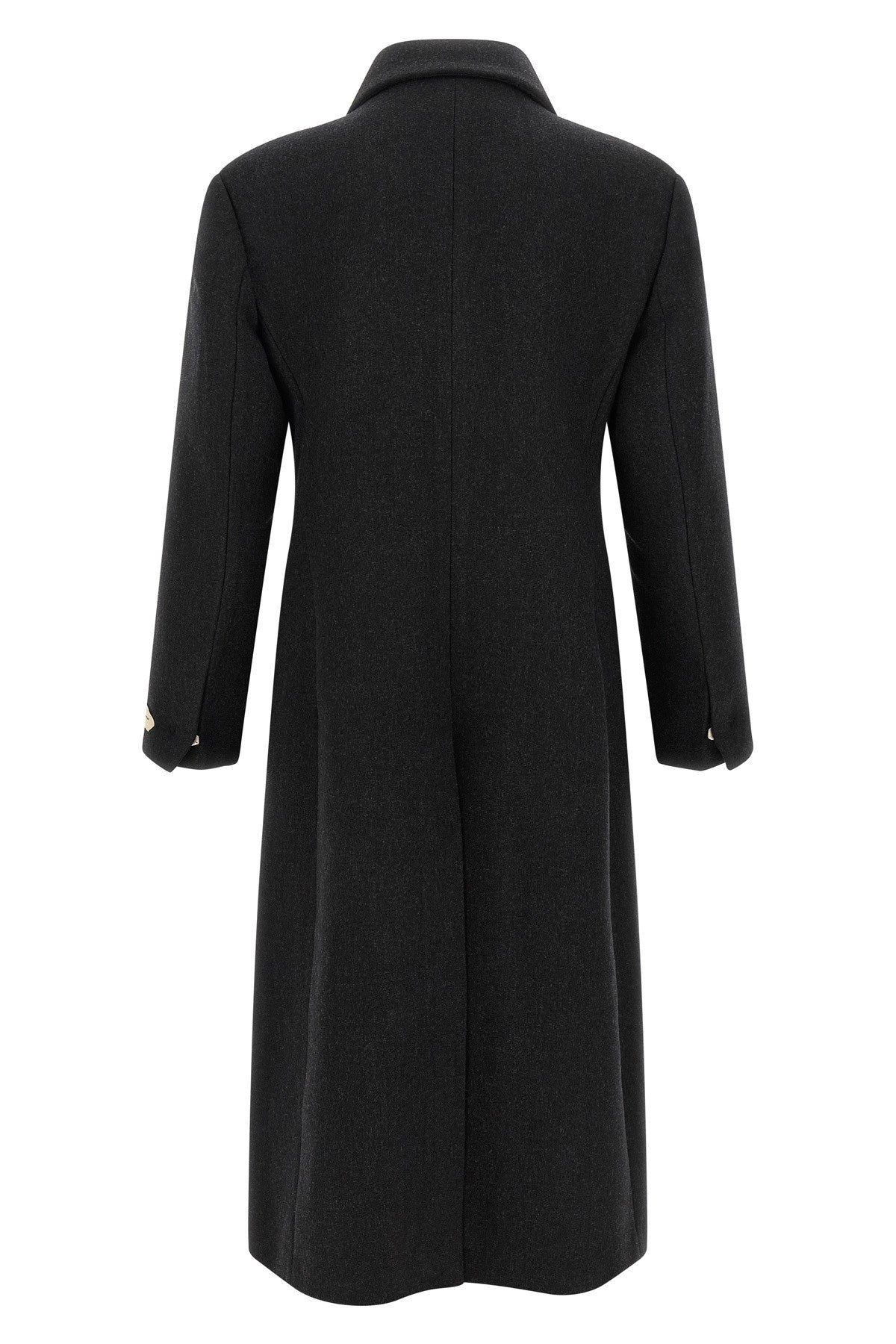 Jacquemus Men's Le Manteau Tailleur Coat in Gray Wool - view 2