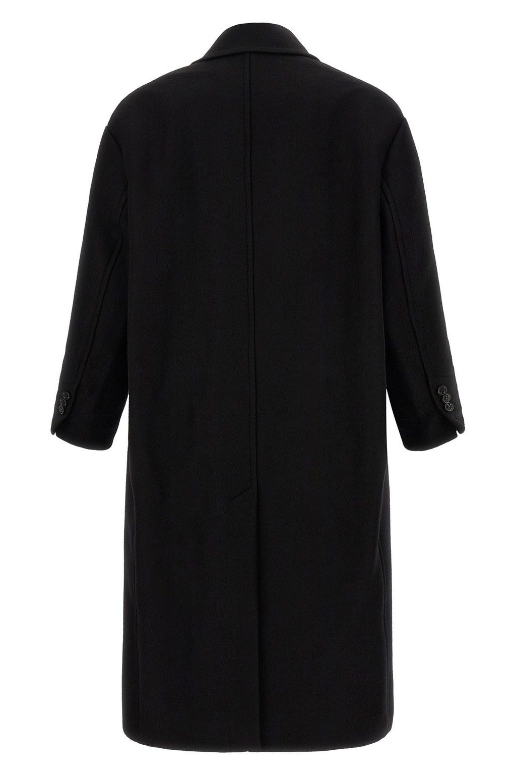 Ami Paris Men's Gabardine Coat in Black - view 2