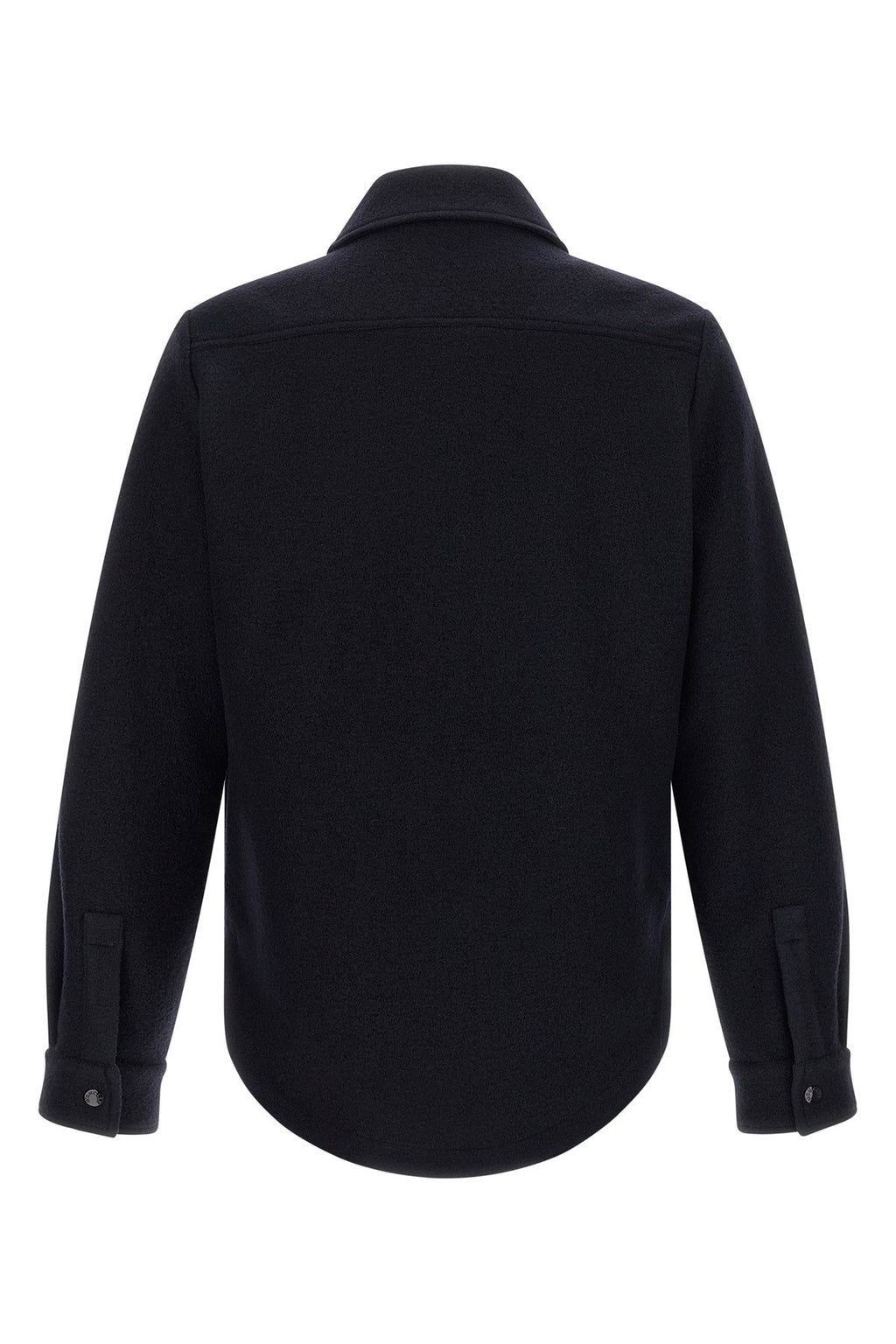 Moncler Men's Wool Overshirt in Blue - view 2