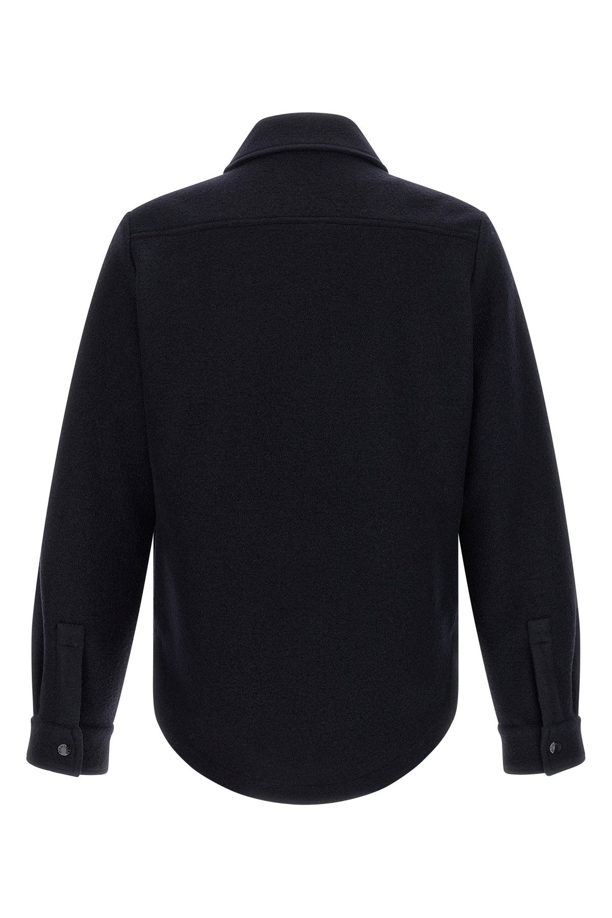 Moncler Men's Wool Overshirt in Blue - view 2