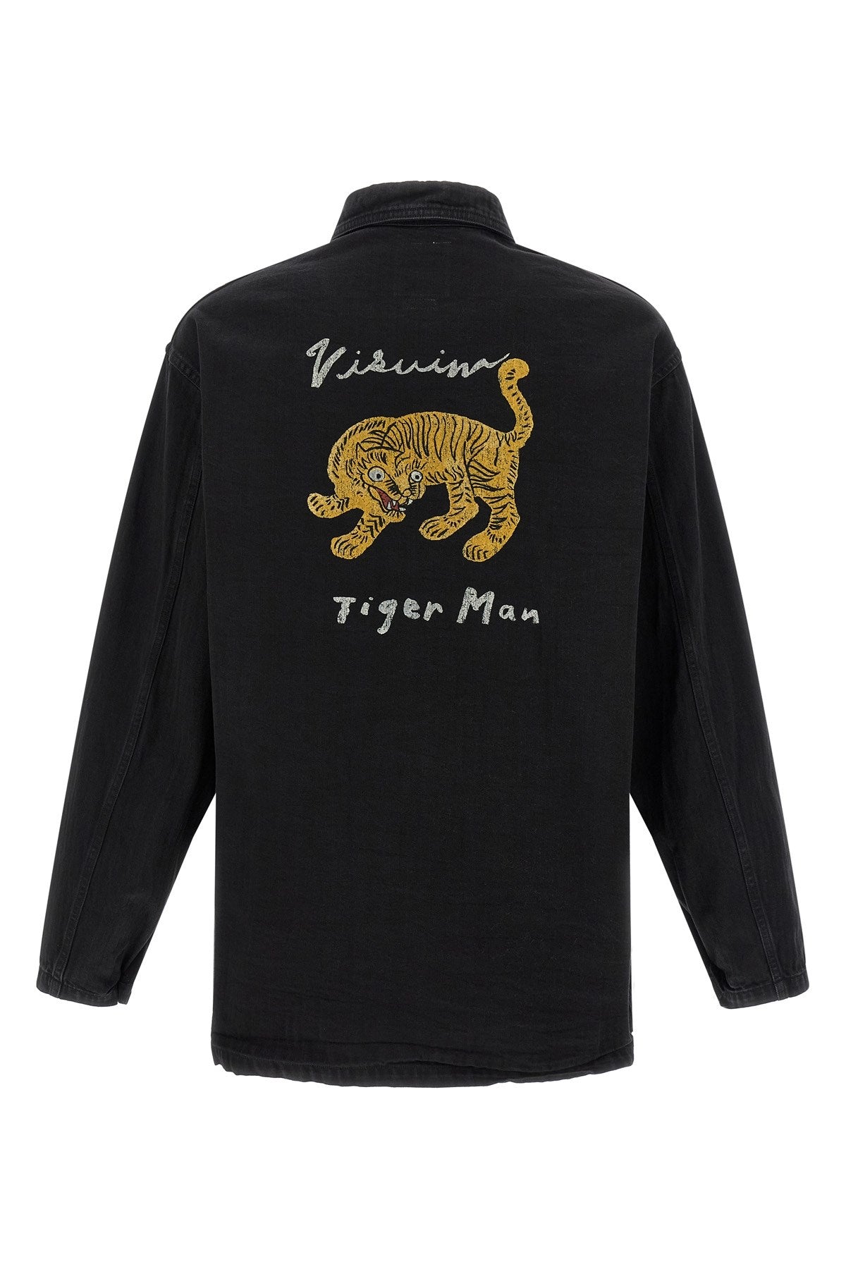 Visvim Men's Baker Jacket in Black Cotton - view 2