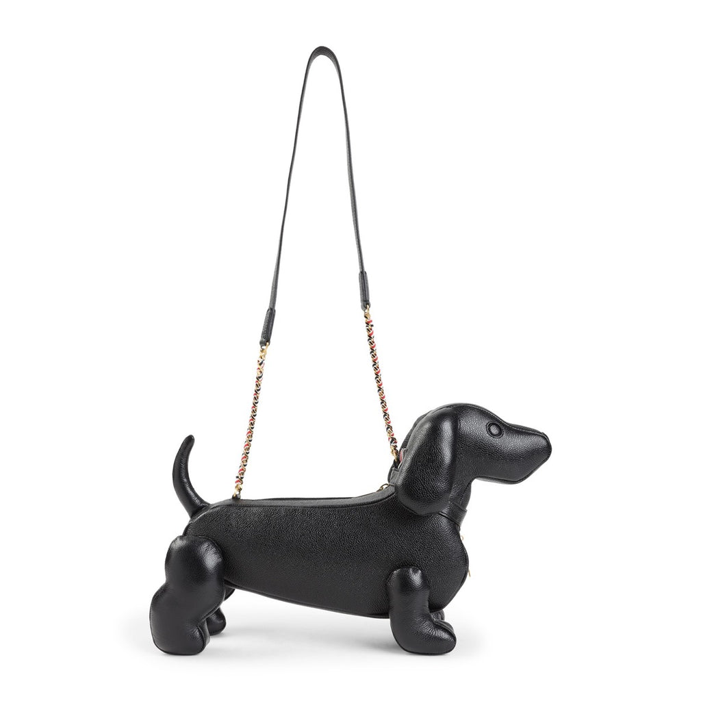 Thom Browne Women's Leather Mini Hector Bag in Black