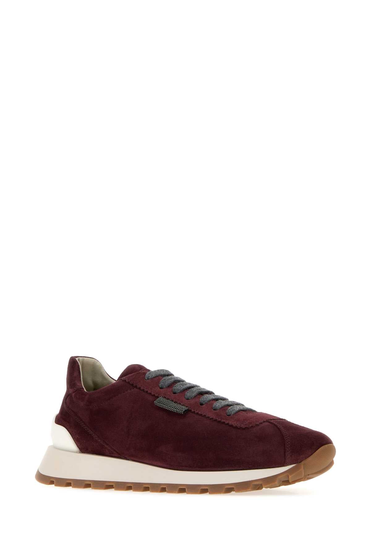 Brunello Cucinelli Women's Sneakers in Burgundy - image 2