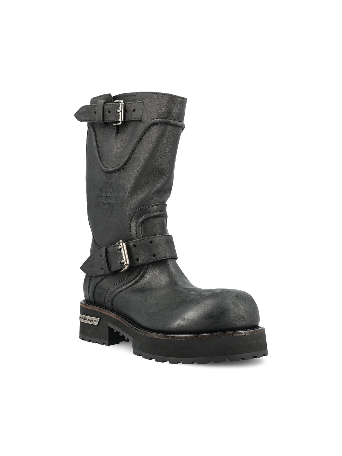 Balenciaga Women's Venom Leather Boots in Black - view 2