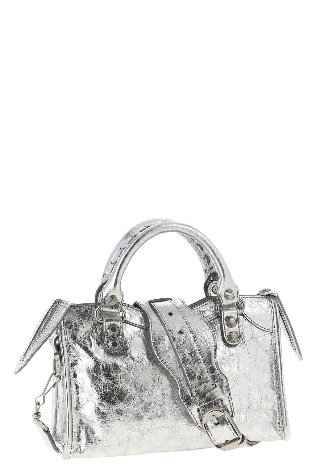 Balenciaga Women's Le City Mini Top-Handle Bag in Silver - image 2
