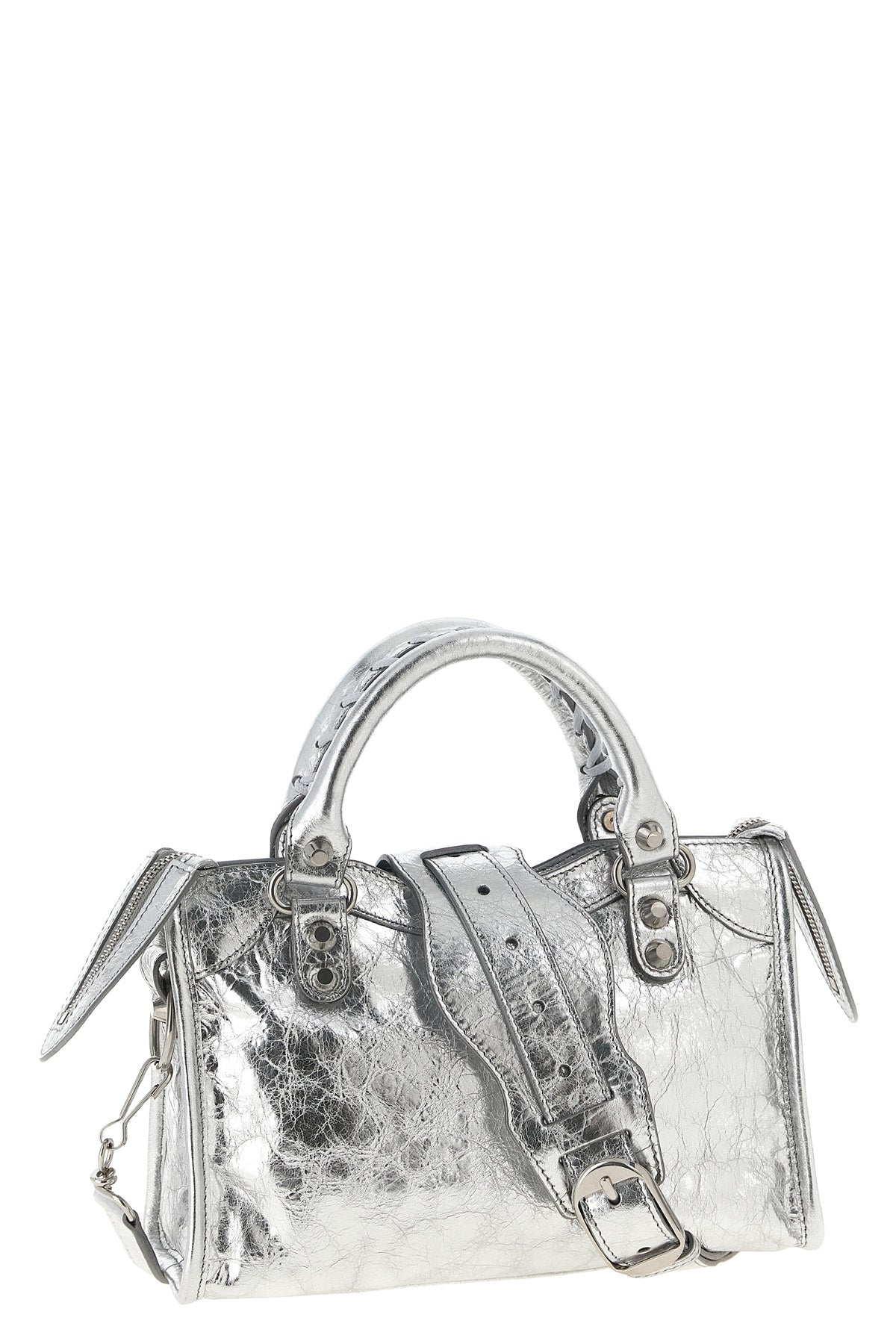 Balenciaga Women's Le City Mini Top-Handle Bag in Silver - image 2
