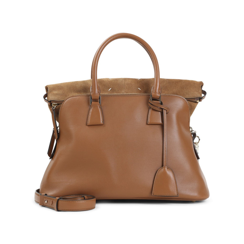 Maison Margiela Women's 5AC Soft Leather Bag in Cognac