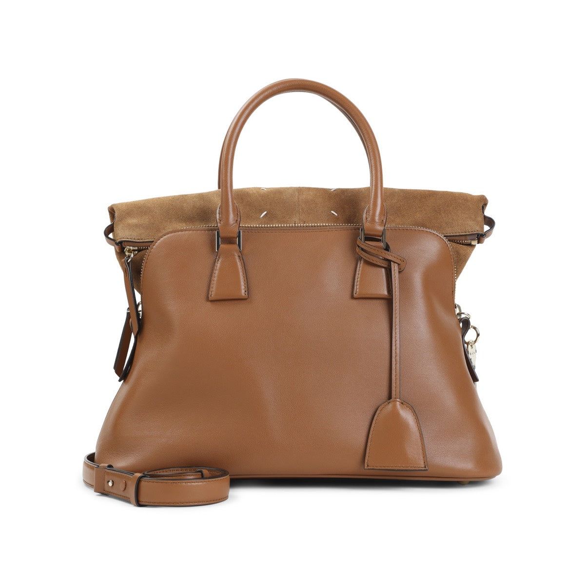 Maison Margiela Women's 5AC Soft Leather Bag in Cognac
