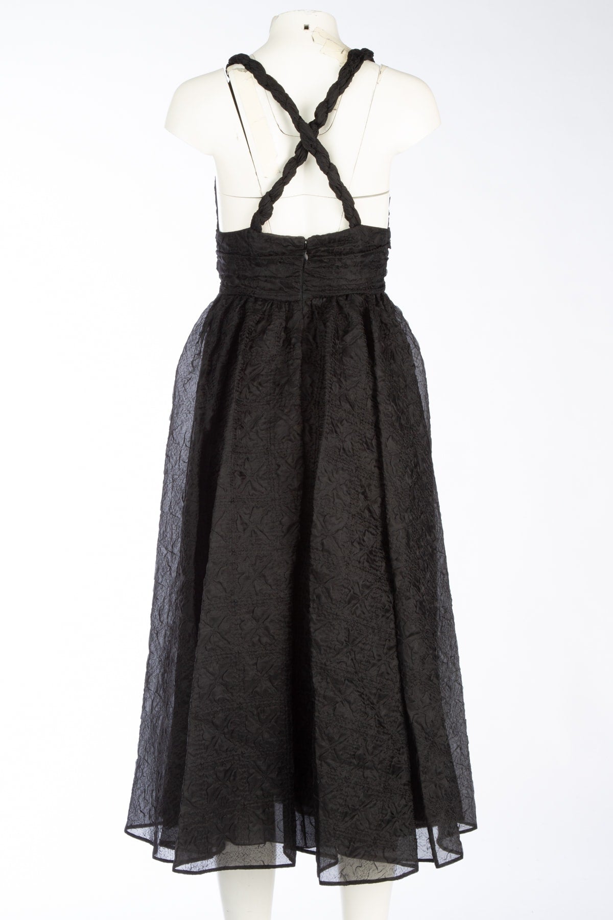 Dior Women's Tulle Midi Dress in Black - image 2