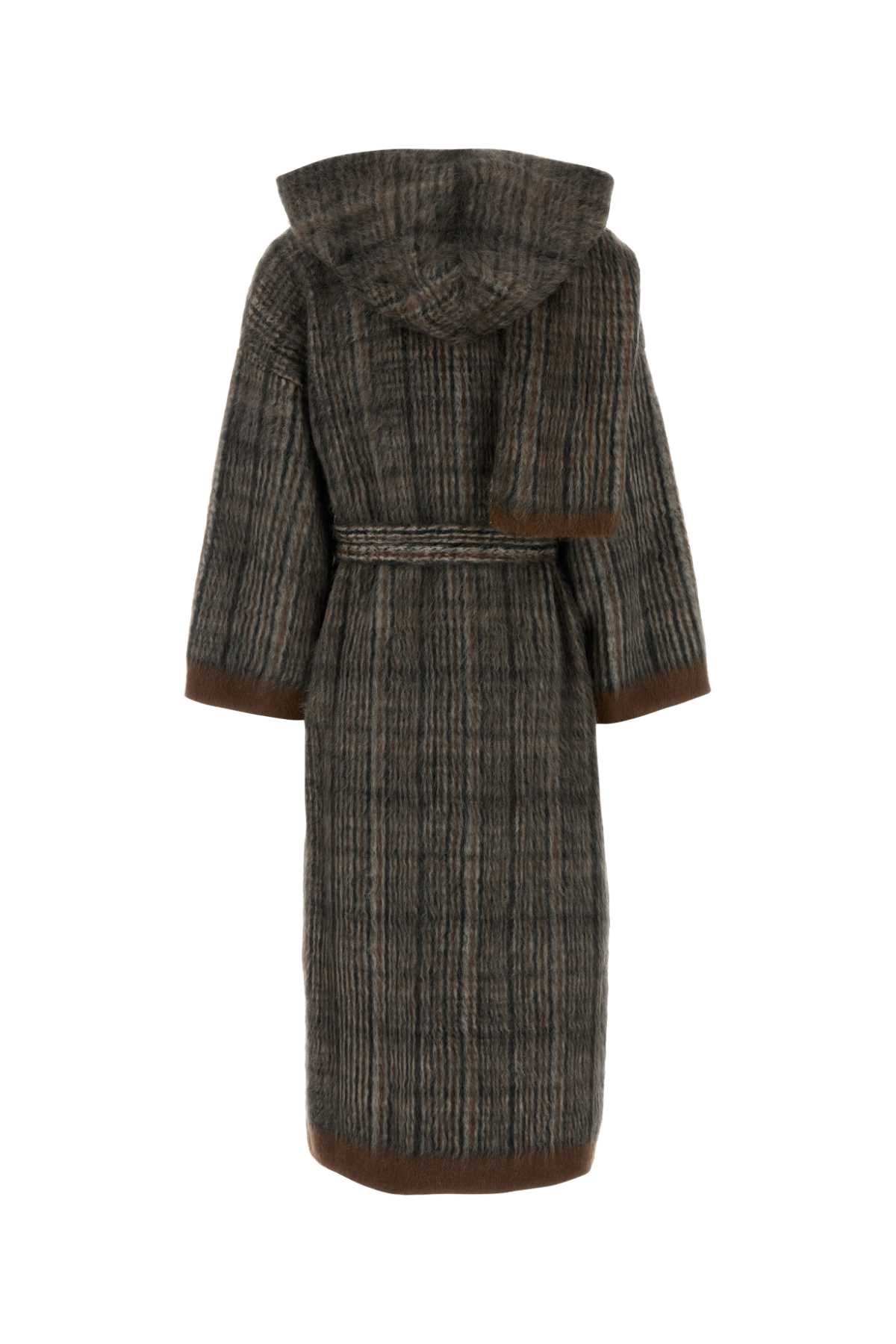 Brunello Cucinelli Women's Plaid Cardigan in Grey - image 2