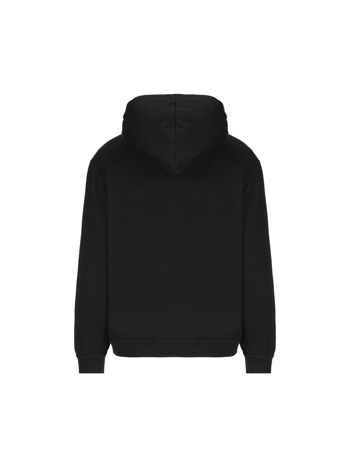 Brunello Cucinelli Women's Cotton Silk Hoodie in Black - view 2