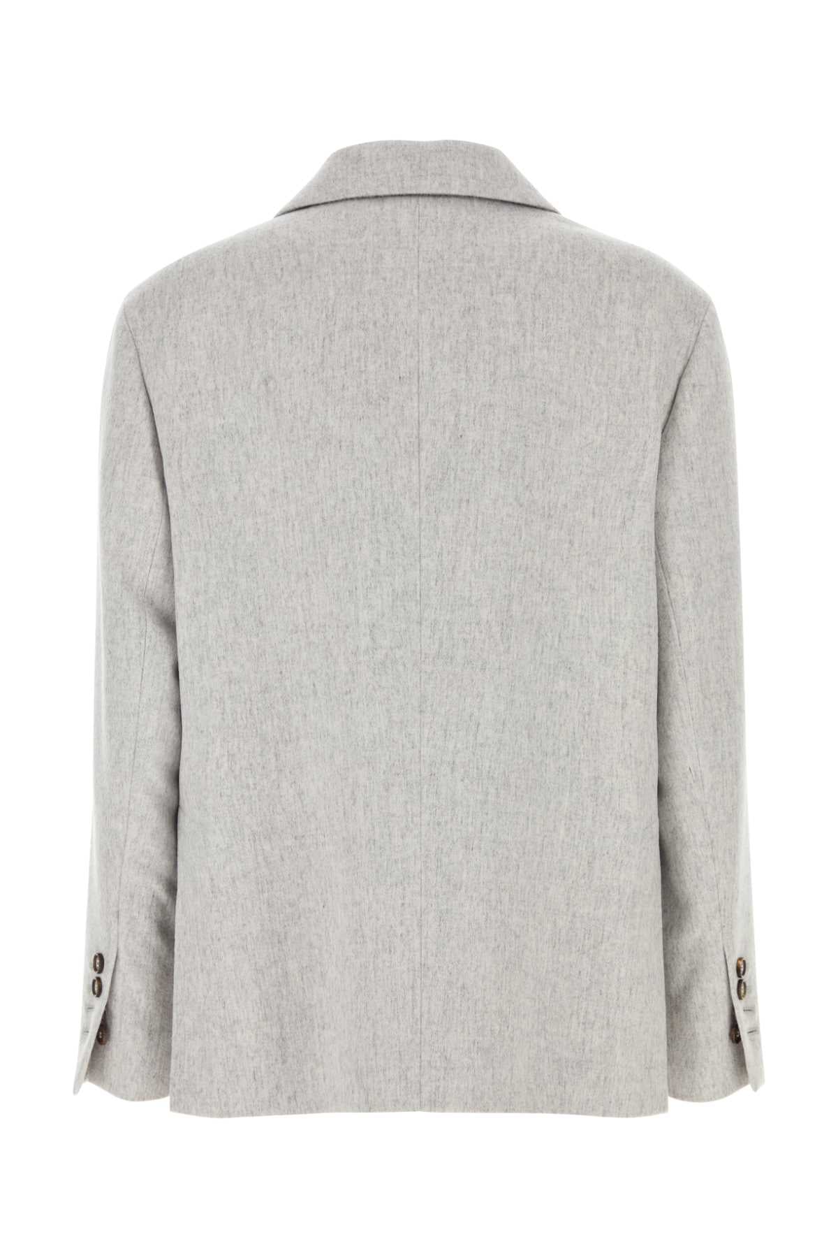 Brunello Cucinelli Women's Blazer in Light Grey - image 2