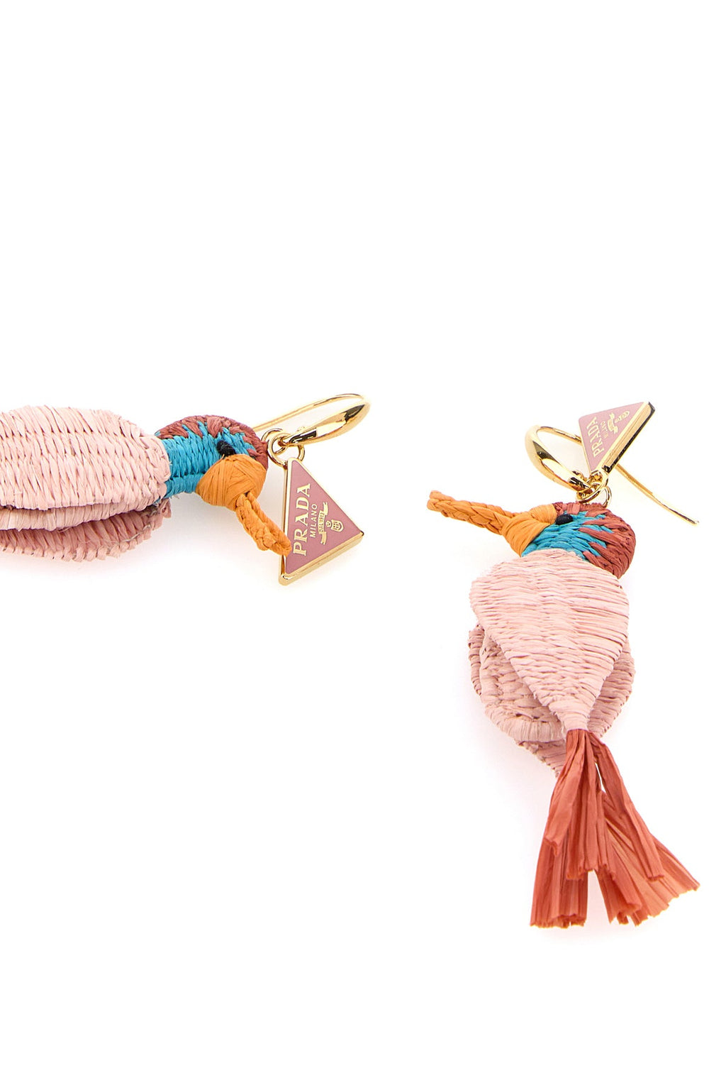 Prada Women's Raffia Earrings in Multicolour - image 2