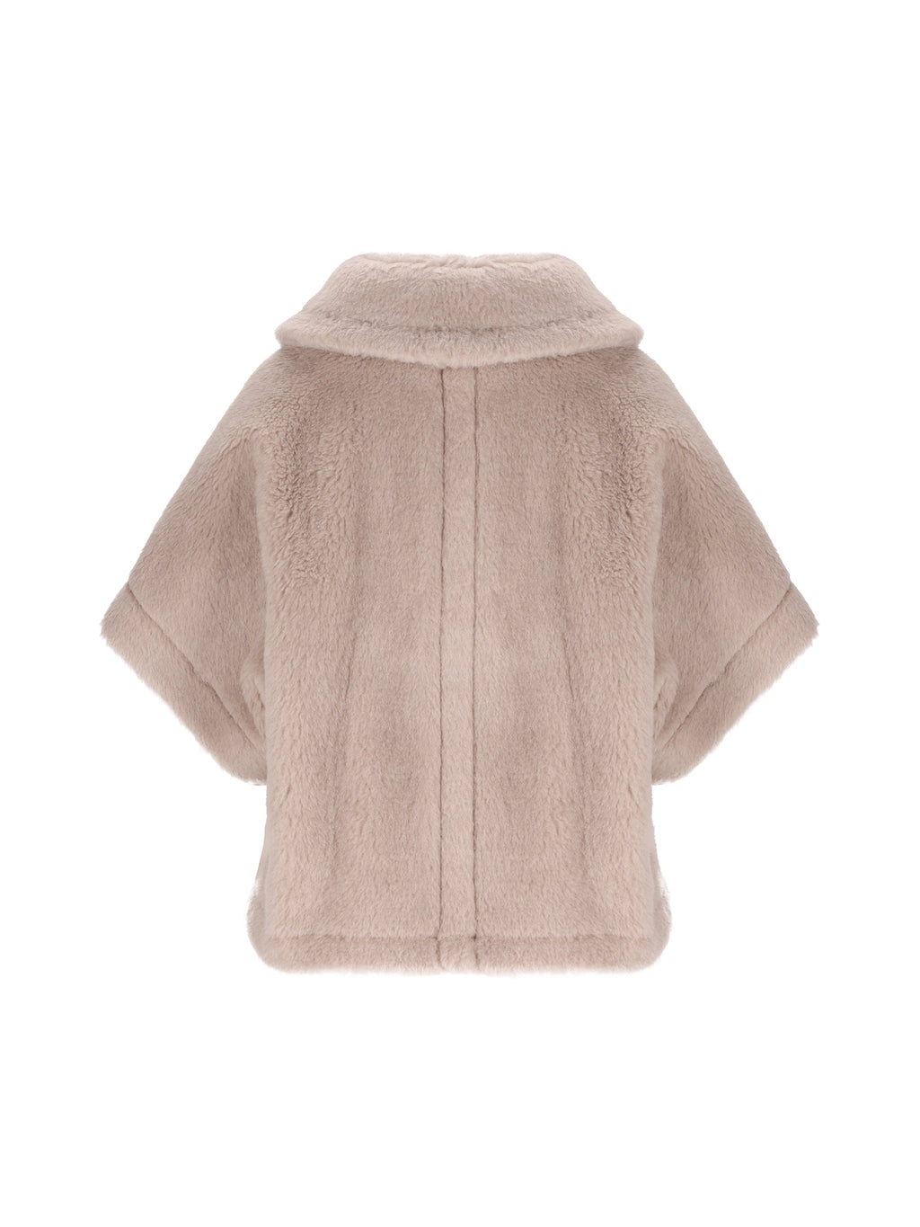Max Mara Women's Teddy Alpaca Cape in Beige - view 2