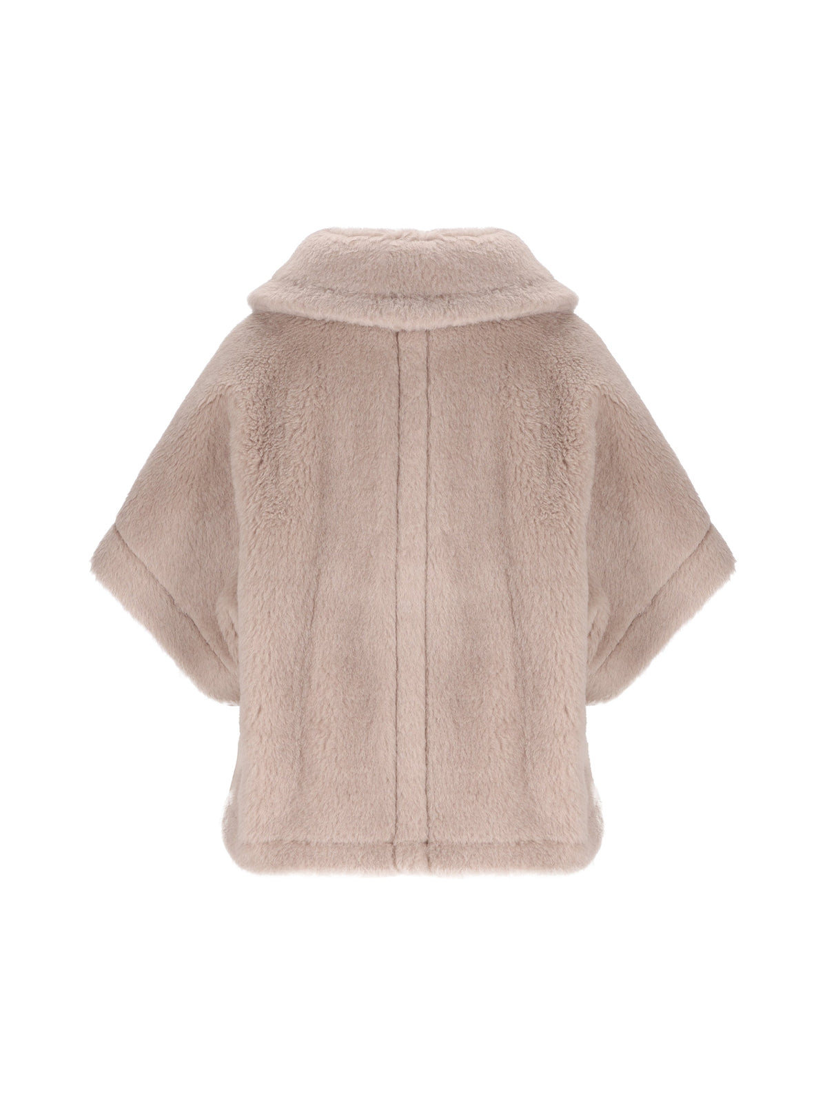 Max Mara Women's Teddy Alpaca Cape in Beige - view 2