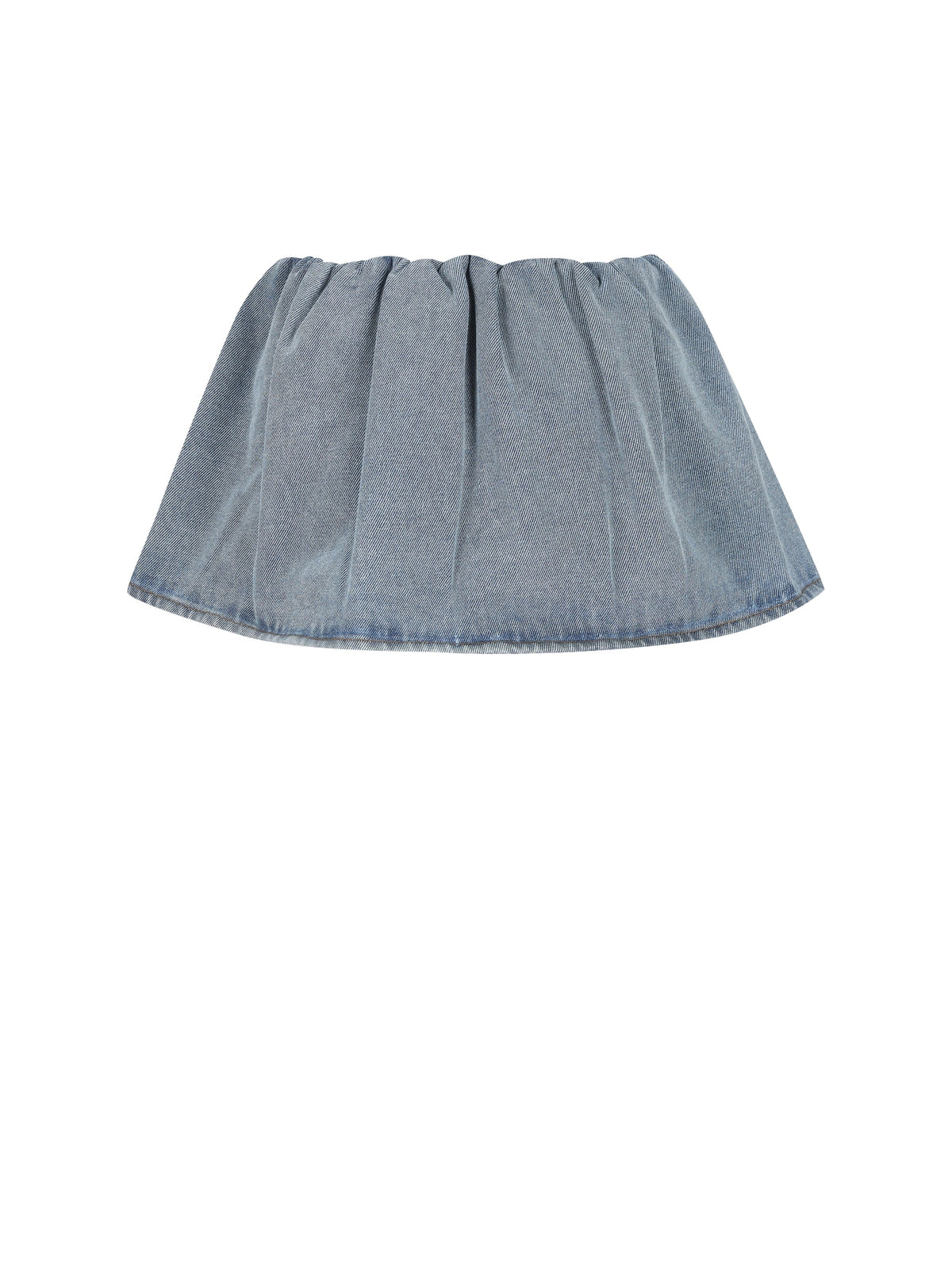 Miu Miu Women's Denim Mini Skirt in Blue - view 2