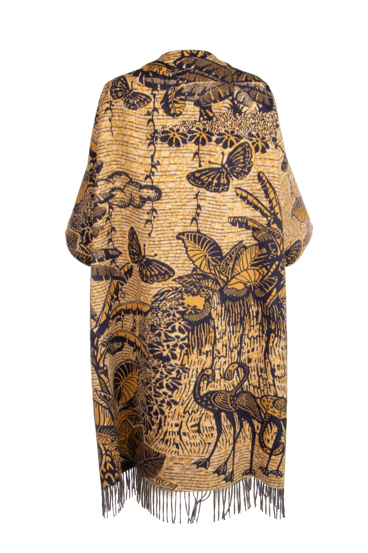 Dior Women's Printed Fringed Coat in Gold - image 2