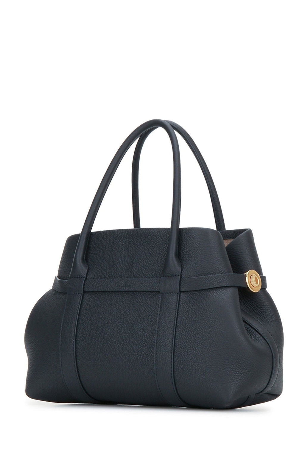 Loro Piana Women's Ghiera Leather Shopper Bag in Navy - image 2