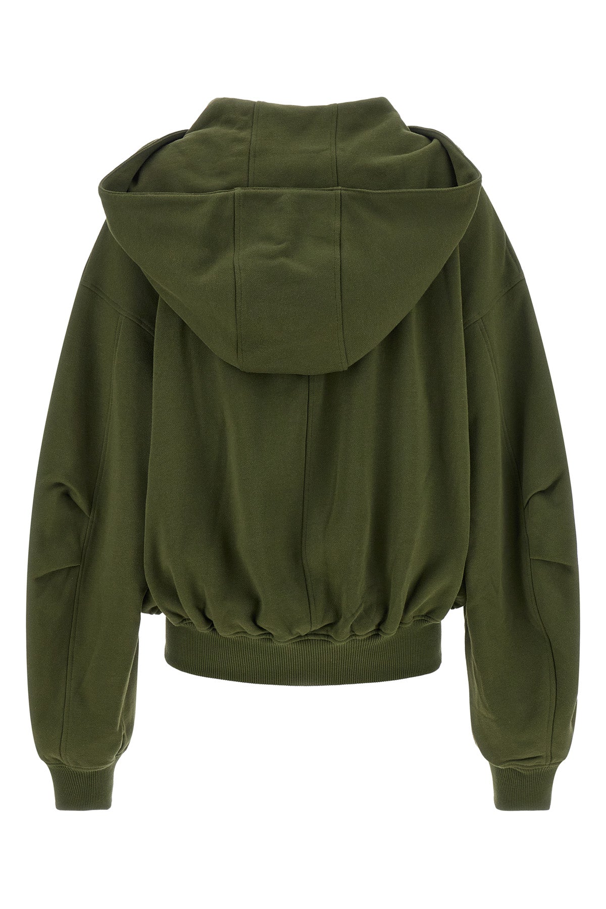 The Attico Women's Olive Green Fleece Hoodie - image 2