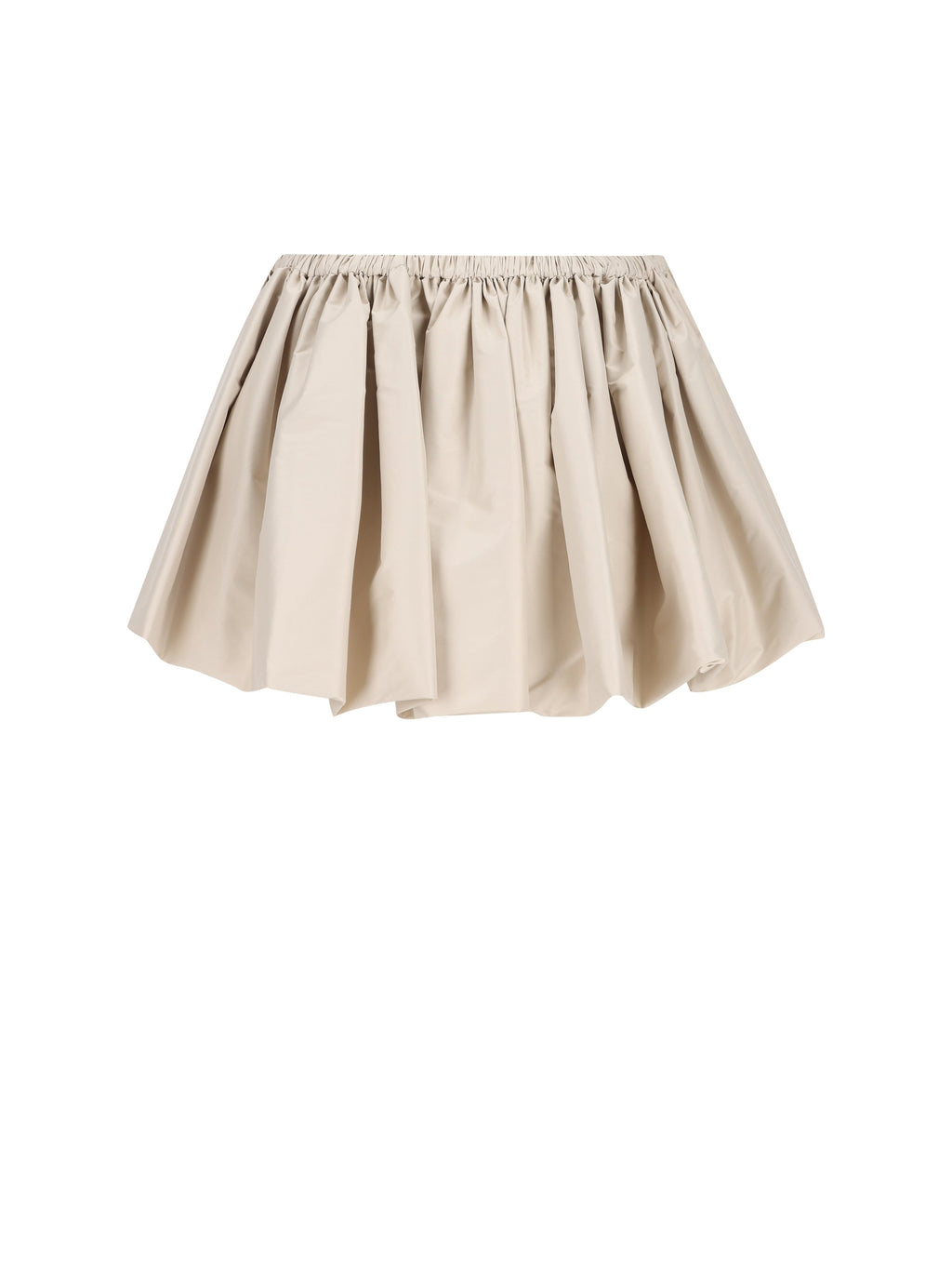 Miu Miu Women's Recycled Polyester Mini Skirt in Beige - view 2