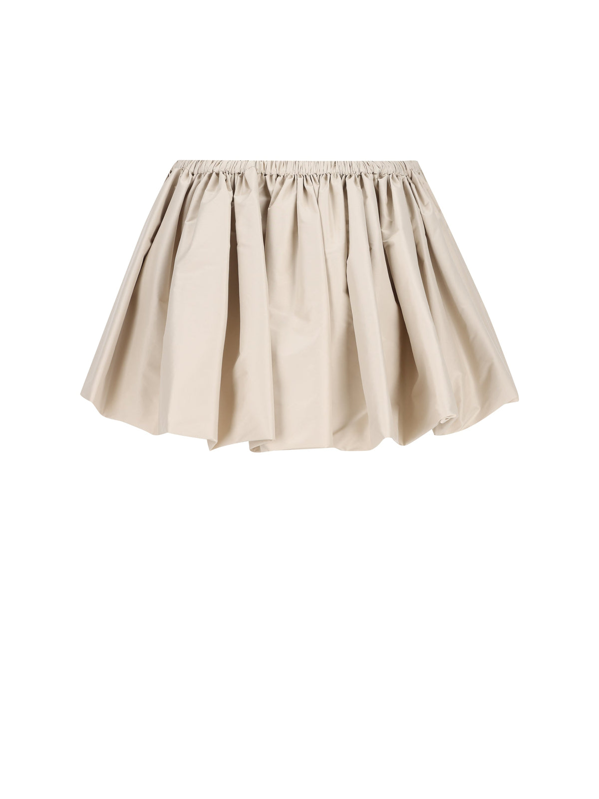 Miu Miu Women's Recycled Polyester Mini Skirt in Beige - view 2