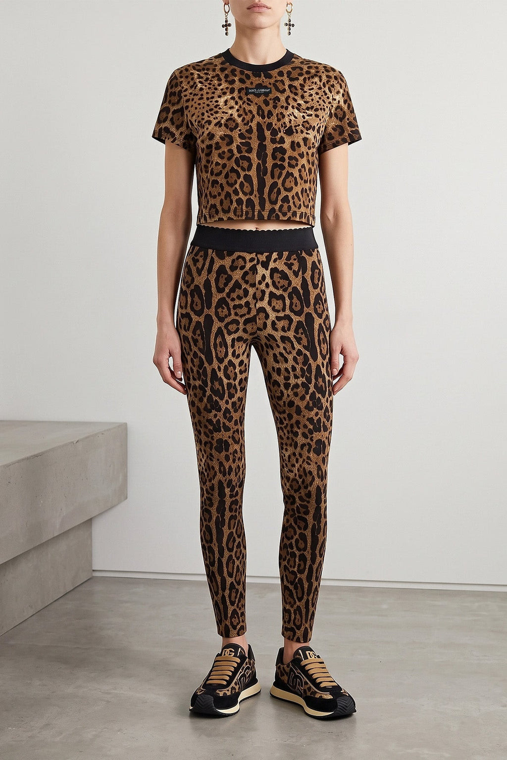 Dolce and Gabbana Women's Leggings Leo in Brown - image 2
