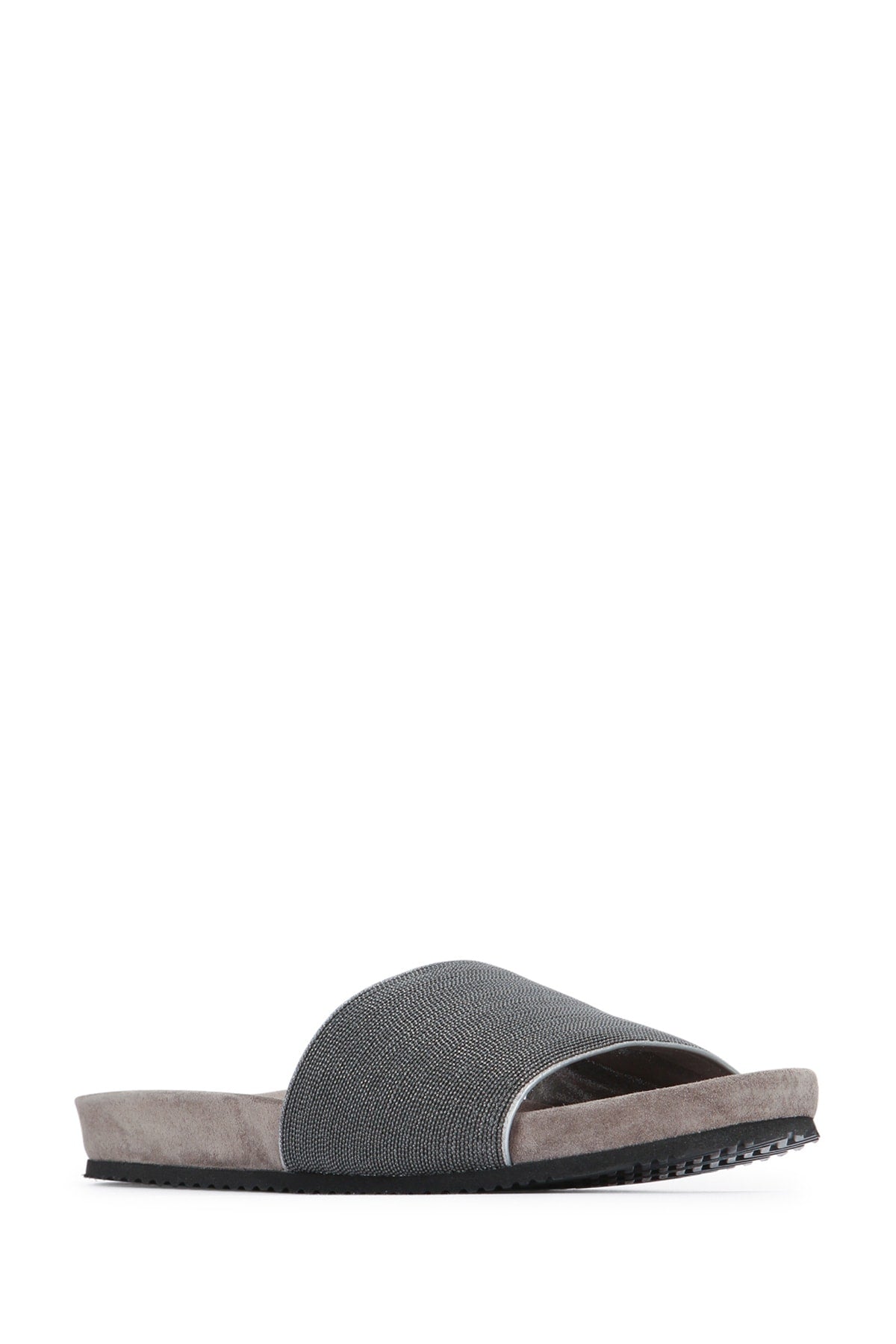 Brunello Cucinelli Women's Slides in Grey - image 2