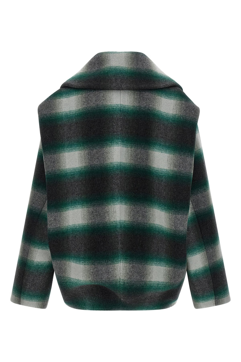 Balenciaga Men's Workwear Cocoon Wool Jacket in Green (2 of 5)