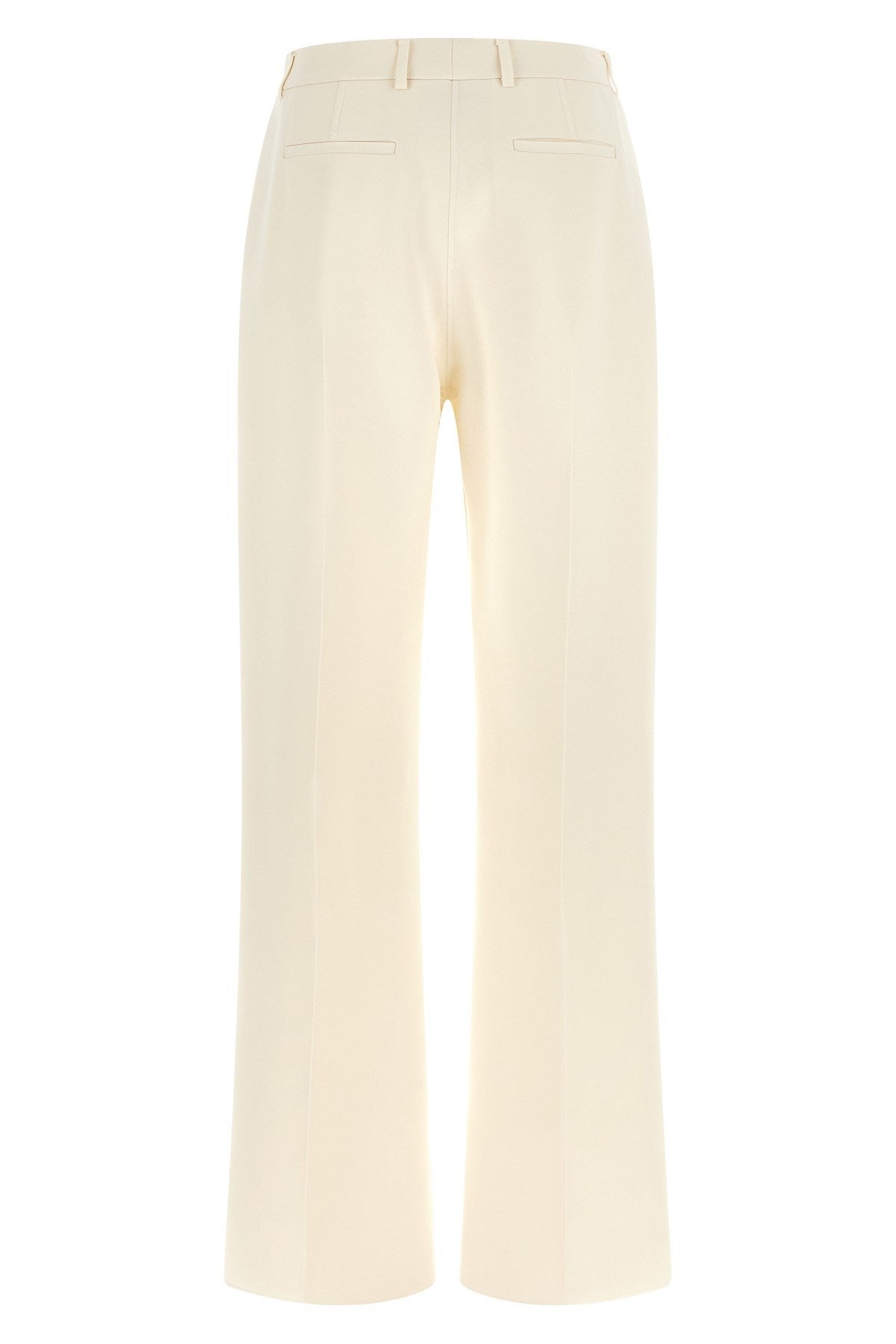 Fendi Women's Tailored Trousers in White Wool - view 2