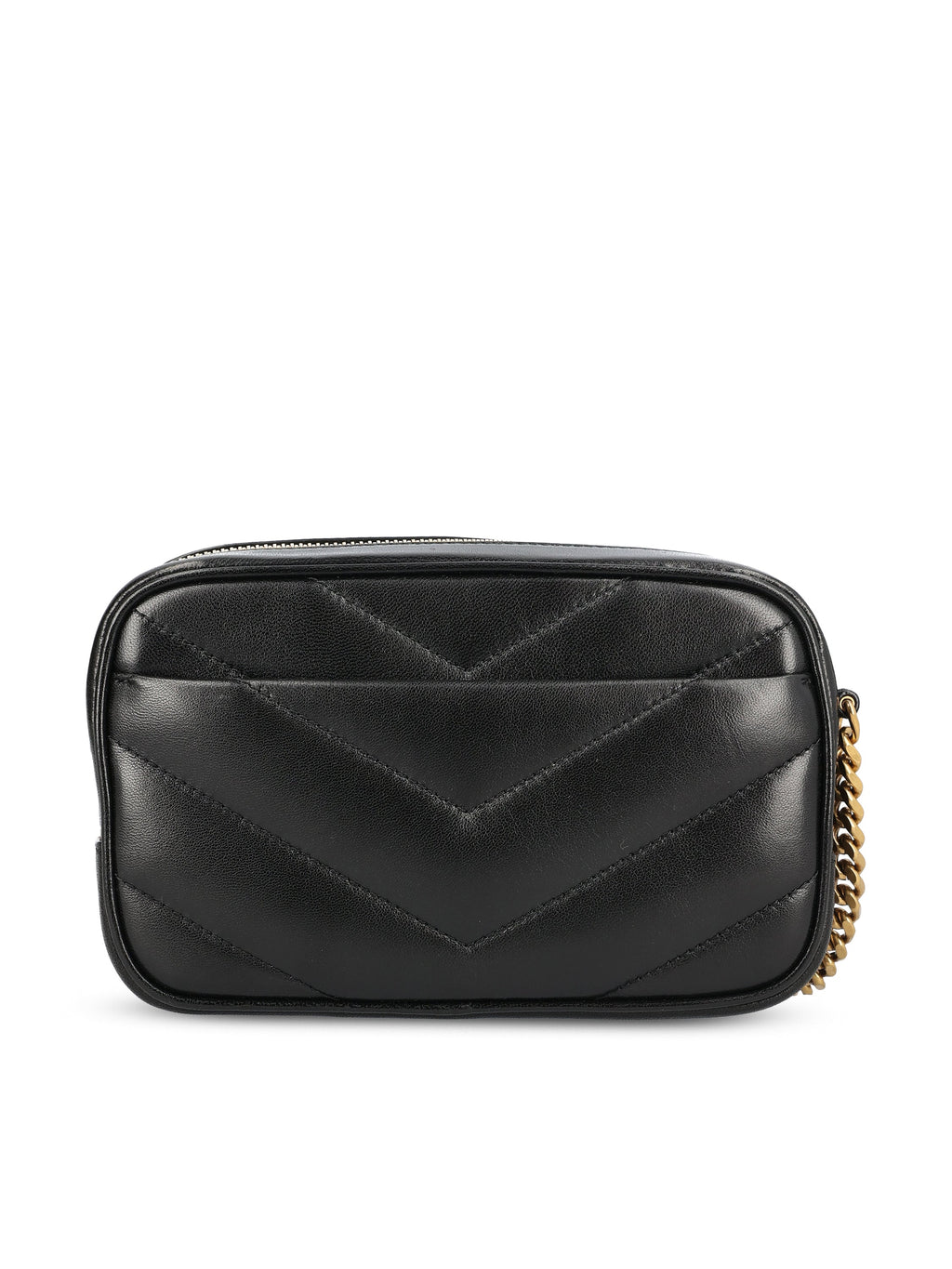Saint Laurent Women's LouLou Lambskin Camera Bag in Black - view 2