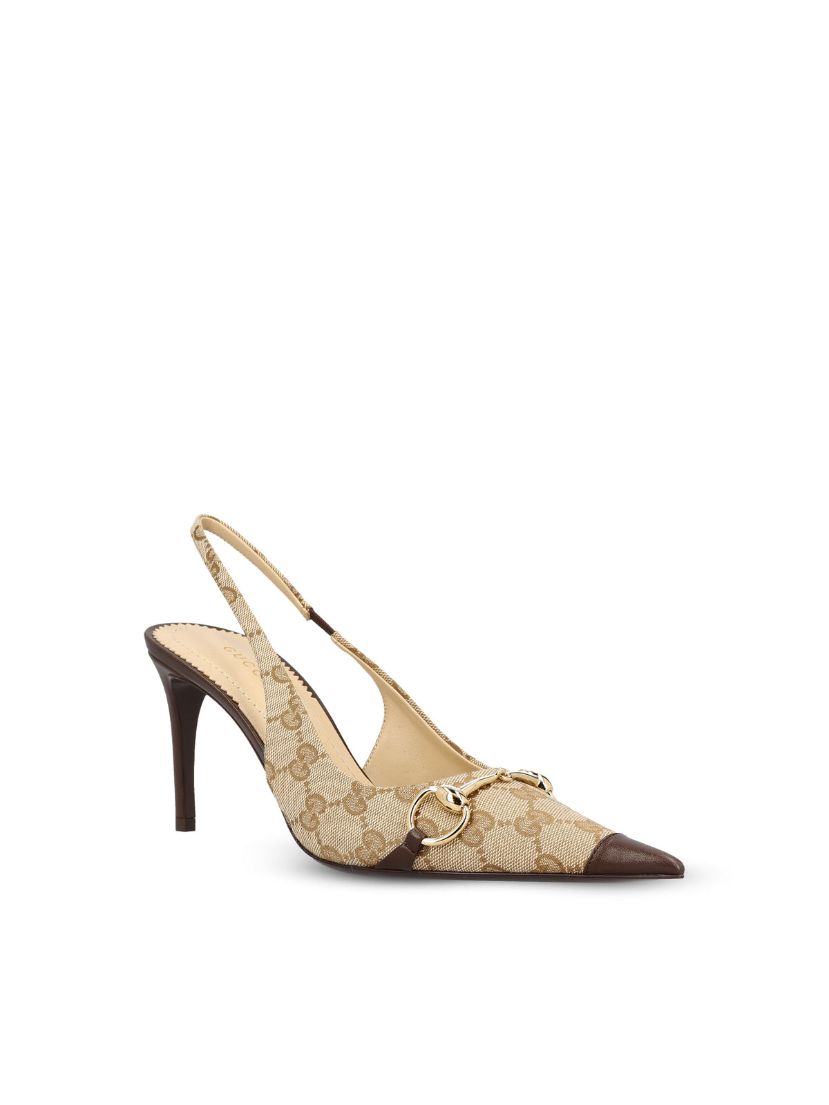 Gucci Women's GG Fabric Slingback Pumps in Beige - view 2