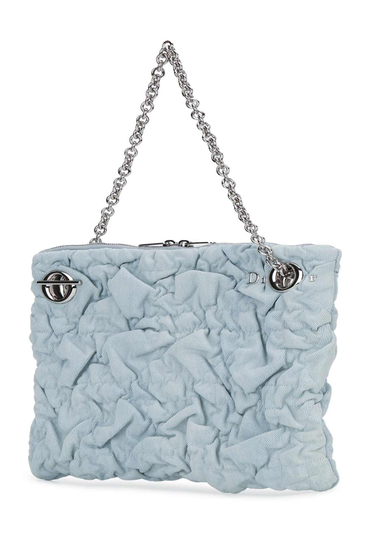 Dior Women's Crinkled Leather Hobo Bag in Light Blue - image 2